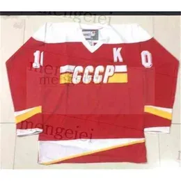 High quality 2020 Pavel Bure Russia Cccp Hockey Jersey Embroidery Ed Customize Any Number and Name Jerseys Hockey Jersey