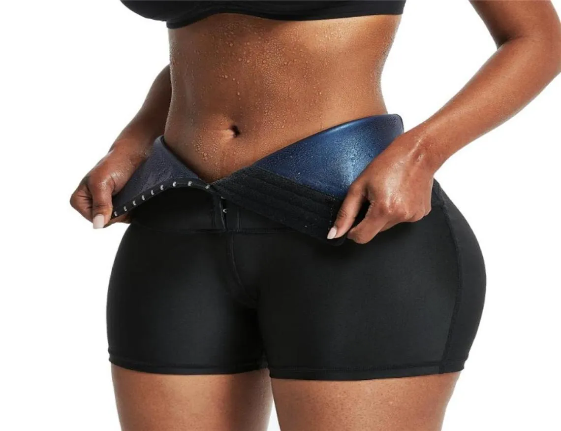 Women039s Shapers Sweat Bastu Pants Body Shaper Viktminskning Slimmande Trainer Formor Simear Tummy Thermo Leggings Fitness Work3604101