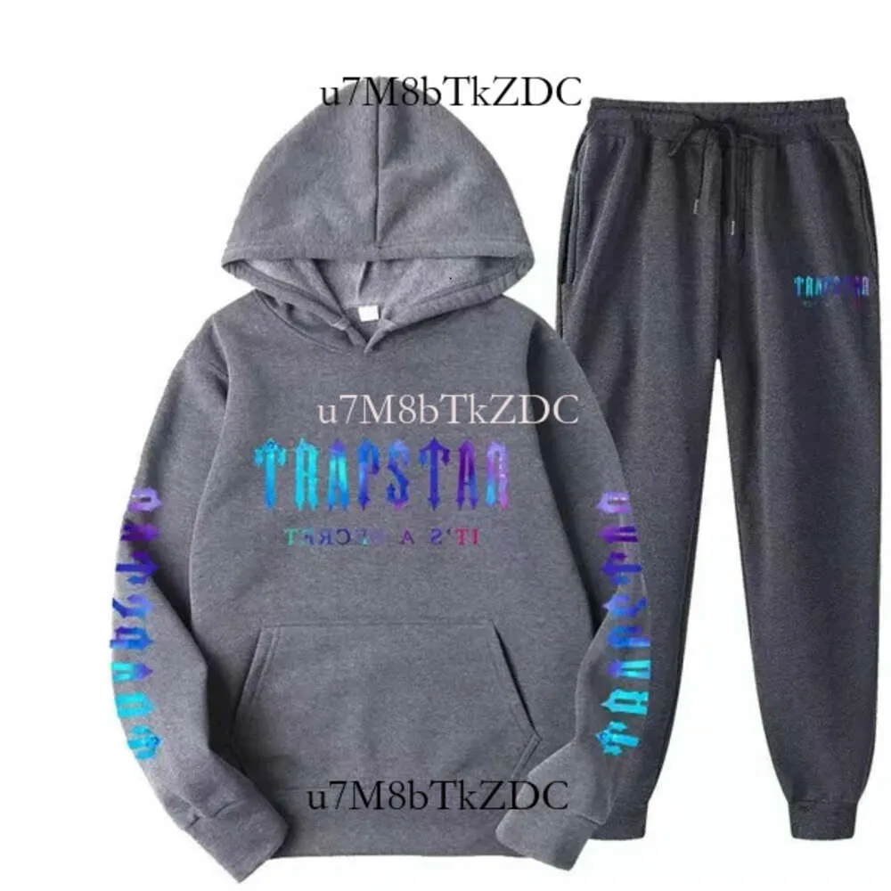 23 Tracksuit Men's Nake Tech Trapstar Track Suits Hoodie Europe American Basketball Football Rugby Tvådel med kvinnors långa ärm Hoodie Jacketbyxor 242