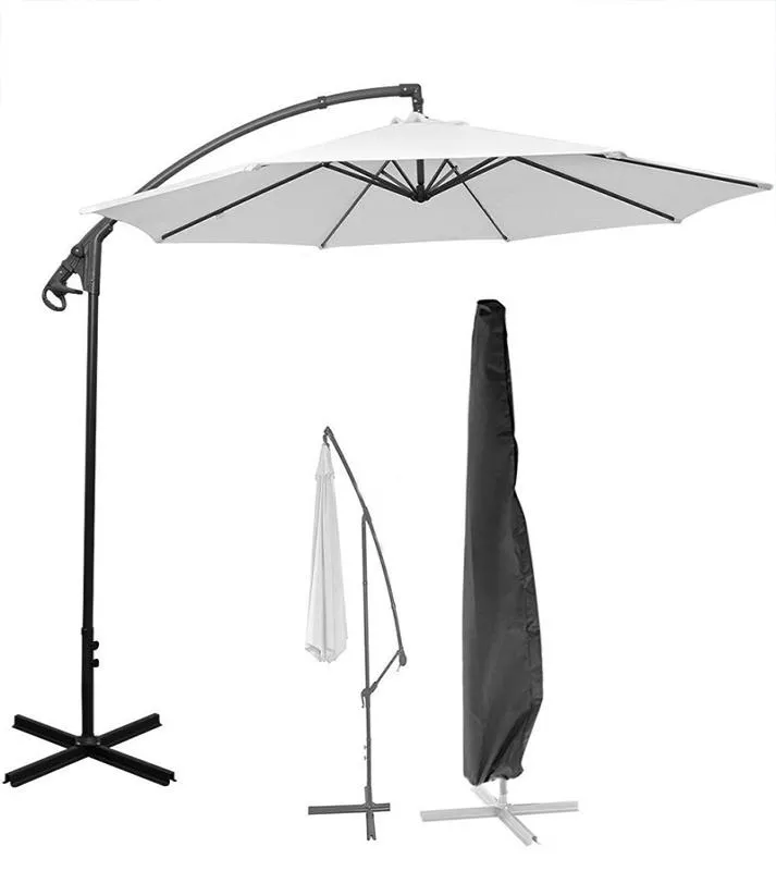 Зонт от солнца, водонепроницаемый пылезащитный консольный зонт для улицы, сада, патио, щит, новый стиль, палатки для кемпинга на открытом воздухе5358686