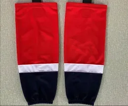 New Ice hockey socks training socks 100 polyester practice socks red hockey equipment6556030