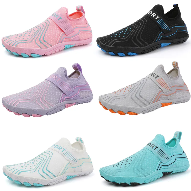 2024 NYA RUBBERVATTENS SPORTS SOMMER Strand barfota surfing tofflor Seaside River Aqua Shoe Men Five Fingers Unisex Shoes Swimming 35-47 Gai