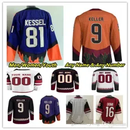 Phoenix''Coyotes''Reverse Retro Hockey Jersey Clayton Keller Nick Schmaltz Matias Maccelli Barrett Hayton Juuso Valimaki Liam Moser Jack McBain Crouse