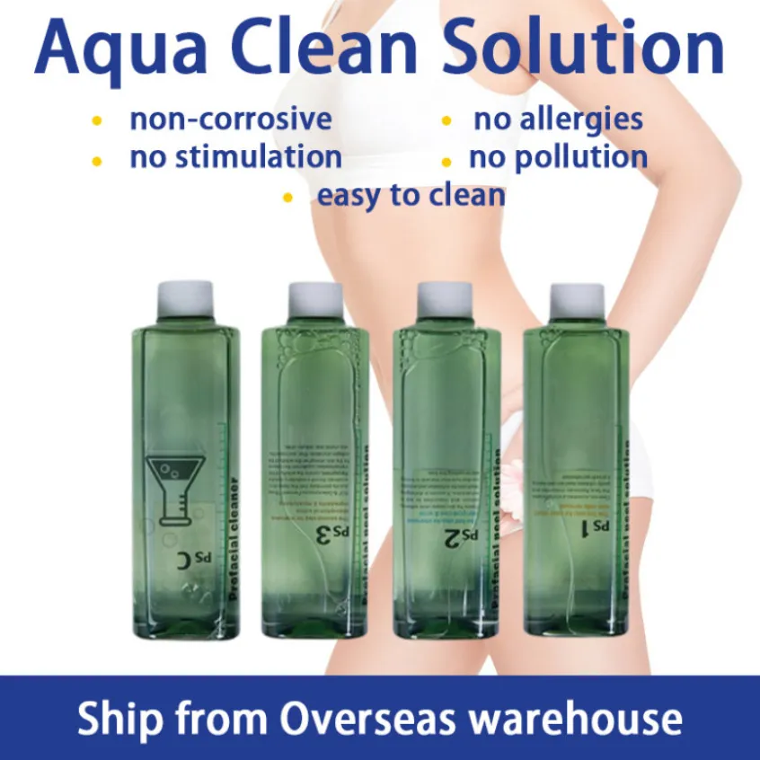 Tillbehör delar grossist Micro Dermabrasion Peeling Solution 4 flaskor 500 ml per flaska hudvård flytande spa användning523