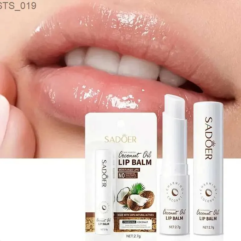 Lip Gloss Coco Lip Balm Hidratante Removendo Rugas Labiais Pele Morta Para Melhorar A Inflamação Labial Absorve Facilmente Extratos de Plantas de Cuidados Labiais