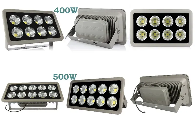 LED Floodlight AC 85-265V COB 200W 300W 400W 500W Reflector Flood Lighting Spotlight Waterproof Outdoor Gargen Lamp