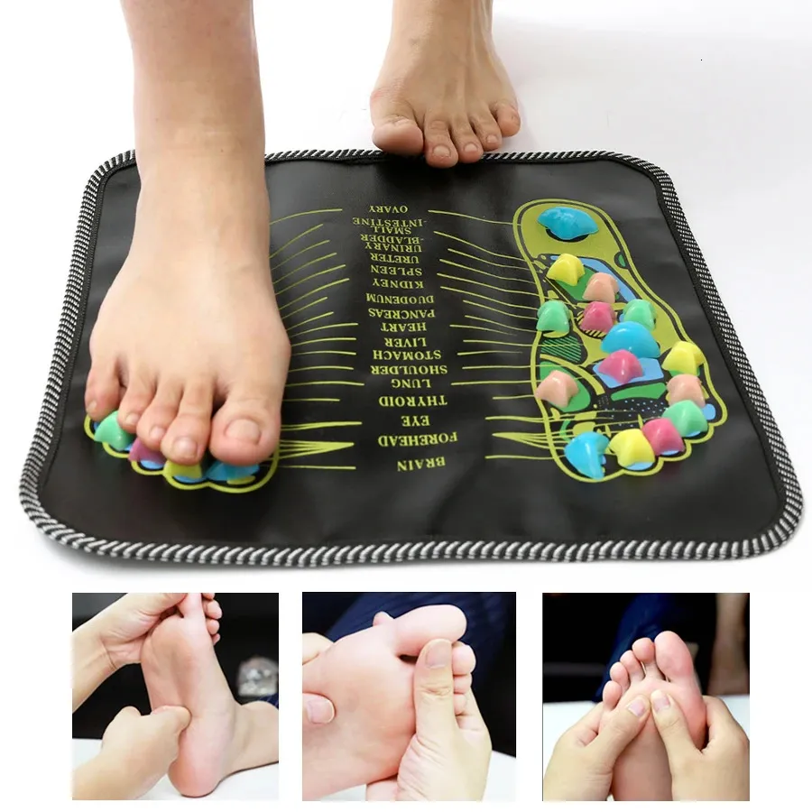 Coussin de massage des pieds, tapis de Massage, améliore la Circulation sanguine, soulage la douleur, Stimulation des points d'acupuncture, élimine la Fatigue musculaire 240119