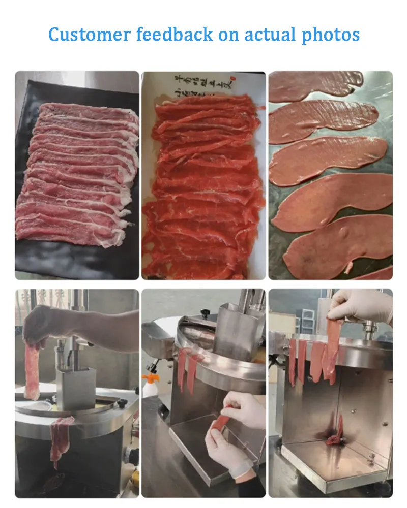 Fresh Beef And Frozen Bacon Meat Slicing Machine Thin Slicer For ...