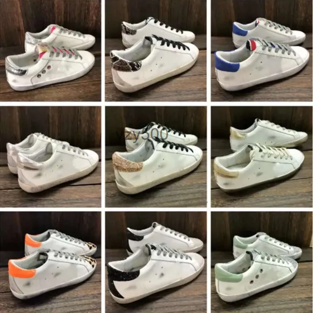 Luxus Italien Marke Super Star Turnschuhe Frauen Casual Schuhe Pailletten Klassische Weiß Do-old Dirty s Männer Tennis