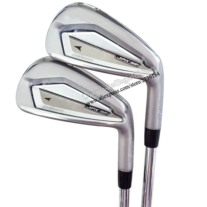 Högerhänt golfklubbar JPX 921 Golf Irons 4-9 P G Forged Clubs Set R/S Flex Steel eller Graphite Shaft