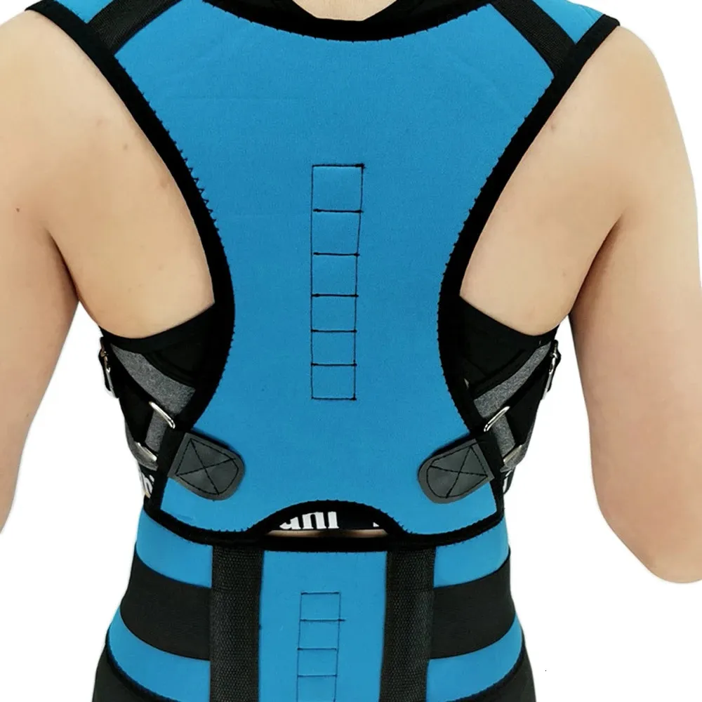 Magnetisk terapi axel ortopedisk hållningskorrigerare skolios ryggrad lumbal stag supporter smärtlindring back bälte män kvinnor 240123