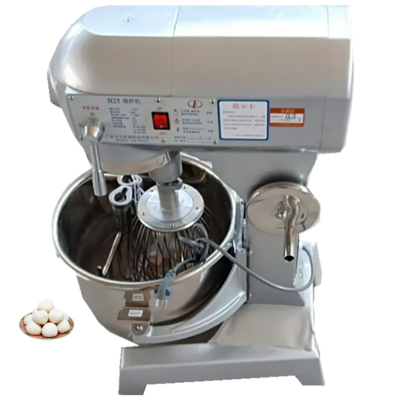 Mixing machine for clearance baking
