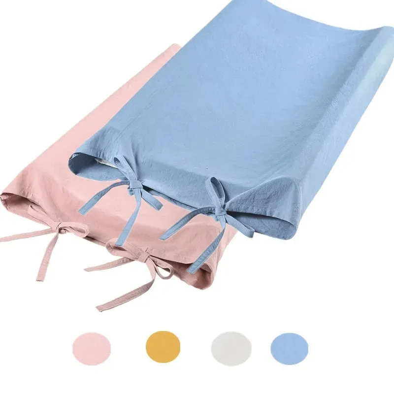 Portable Baby Changing Diaper Pad and Cover born Nappy Changing Table Waterproof Cotton Infant Nursing Mat Set Baby Items 240119