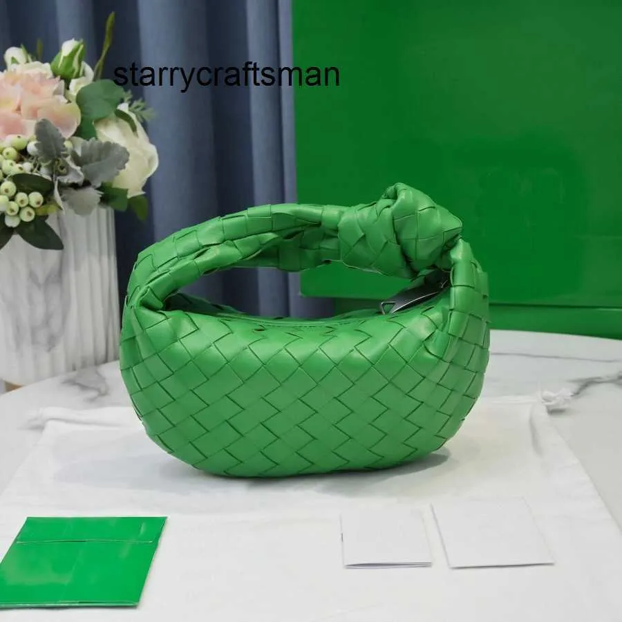 Italien Jodie Hangbag Botteg Venet Tote Designer Bag mode Runda botten Vävt Soft Läder Skin Knutad underarm Hobo Handväska Kvinnor