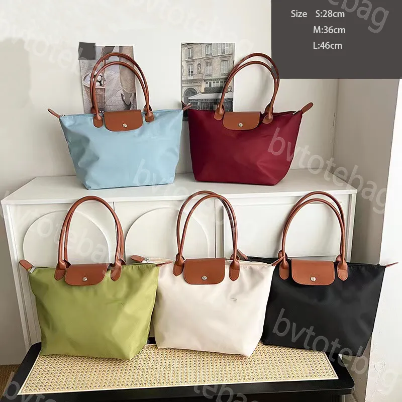 Long Chamee Tote Top Quality Tote Designer Bag Handväska Kvinnor axelväska kapellar Crossbody Shopping Beach Fashion berömd Totes nylonpåse