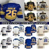 Hockey Jerseys ``Sabres`` hockey jersey 26 Rasmus Dahlin 53 Jeff Skinner 89 Alex Tuch 74 Rasmus Asplund 11 Gilbert Perreault Men