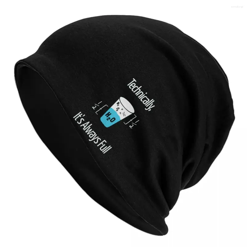 Berets Technisch gesehen ist es immer voll. Beanie-Mützen, wissenschaftliches Experiment, Skullies-Mützen, Kpop, warme, weiche Herren-Kappen, Design, lässige Motorhaube