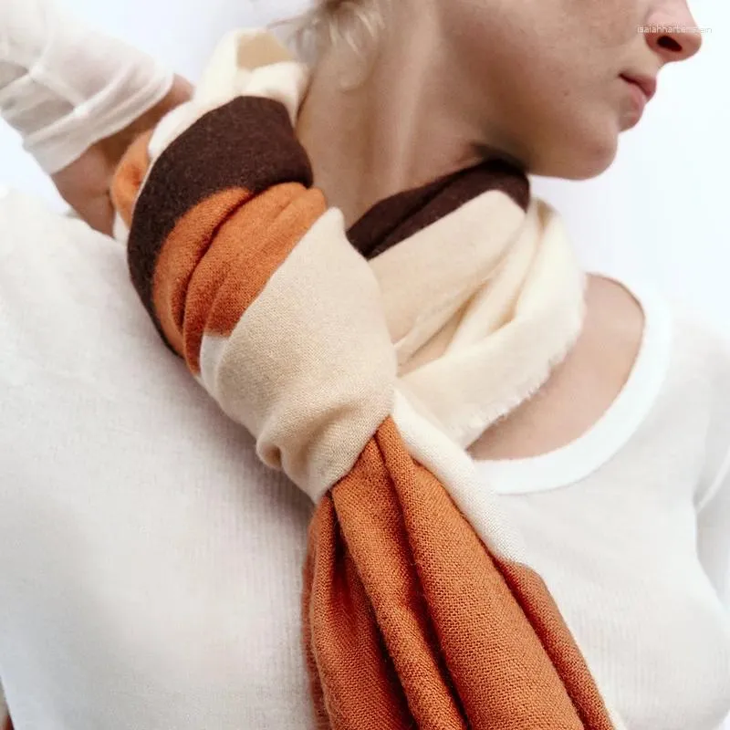 Orange Patchwork Pashmina Stylish Cashmere Blend Scarf For Women From Isaiahhartenstein 15.11 DHgate.Com