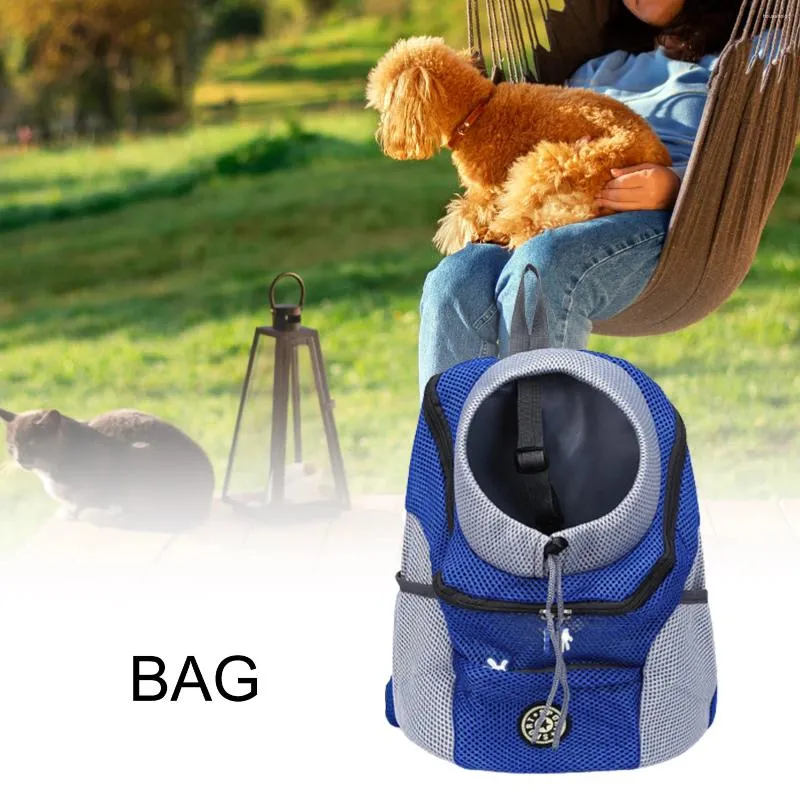 Cat Carriers Portable Going Out Backpack Comfortable Breathable Handbag Ideal For Traveling Hiking Camping Small Dog Bag