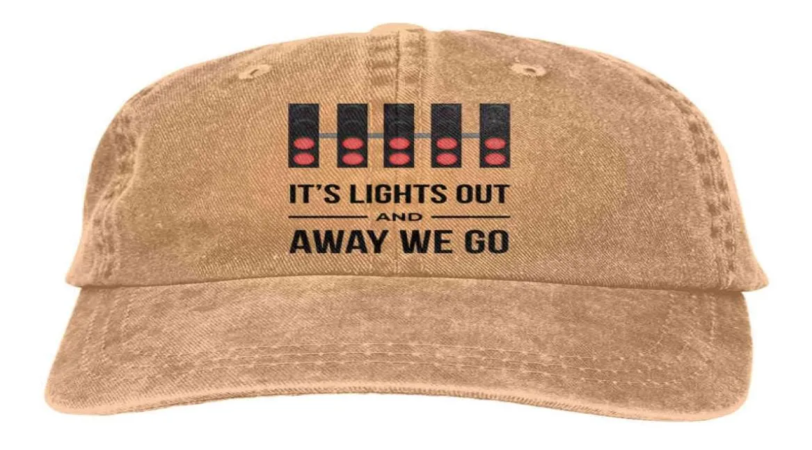 PDN3 IT039S Lights Out and Aware Go The Baseball Cap szczyt Capt Sport Unisex Outdoor niestandardowa formula 1 F1 Hatsteo6category7203320