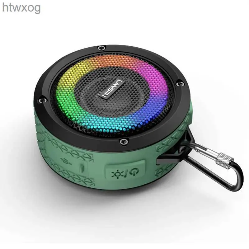 Draagbare luidsprekers Caixa de Som 7-niveau waterdichte Bluetooth-luidspreker Subwoofer 360 Stereo Surround RGB Licht Outdoor TWS Draagbare fietsluidspreker YQ240124