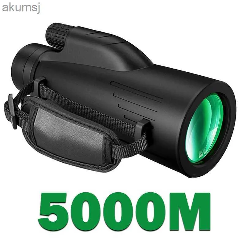Telescopes 5000M Powerful Monocular 3050 Monocular Long Reach Portable Telescope High Magnification Professional for Camping YQ240124