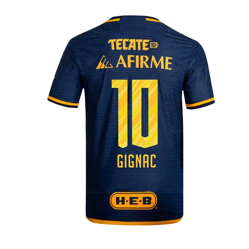 2024 Tigres UANL Men Women Kids Soccer Jersey GIGNAC AQUINO L.QUINONES N.IBANEZ THAUVIN CORDOVA Guido Pizarro