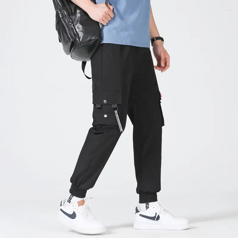 Men's Pants Summer Trendy Instagram Workwear Loose Small Foot Casual Male Student Korean Version 9-point