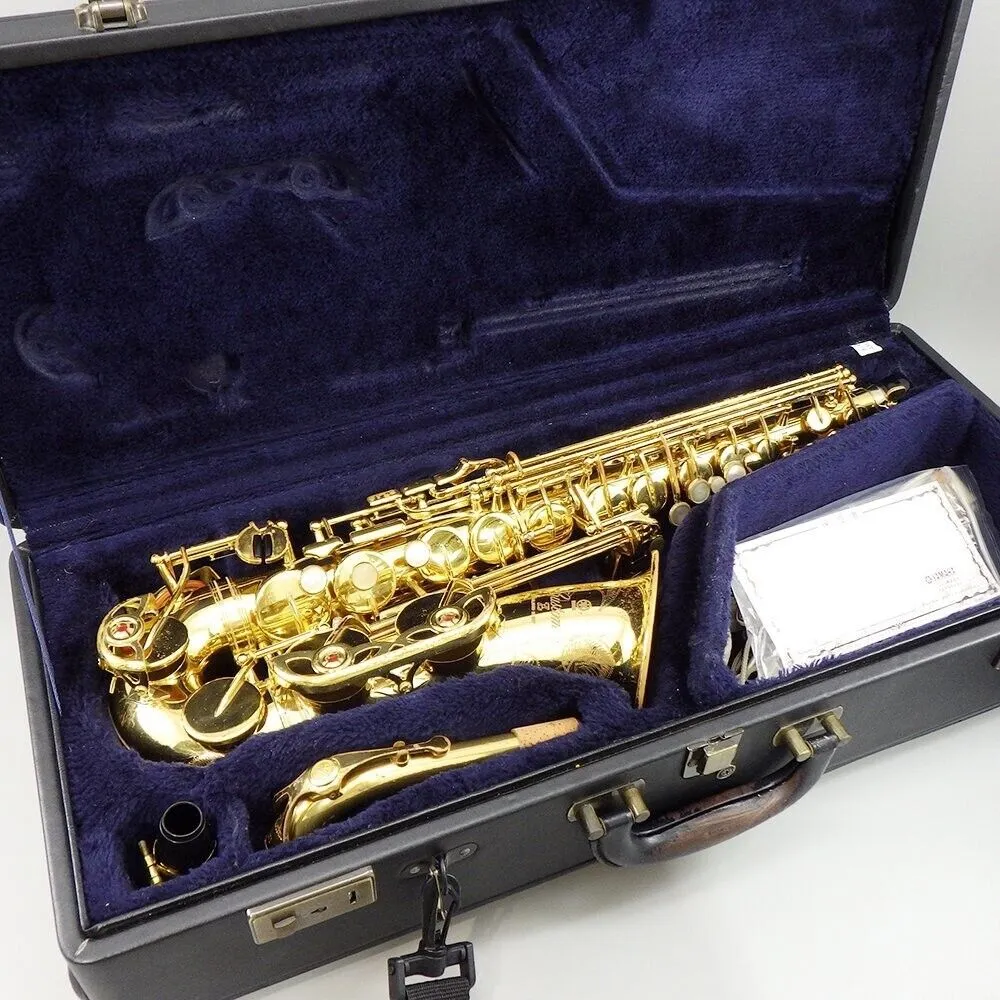 YAS-82Z YAS82Z Saxofone alto personalizado dourado com estojo instrumento musical