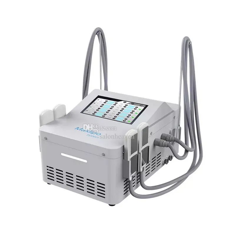 2 in 1 EMS RF FAT FET FEAT CRYOLIPOLYSIS MACHEN 4 CRYO 플레이트 시원한 패드 신체 형성 완고한 지방 제거 장비