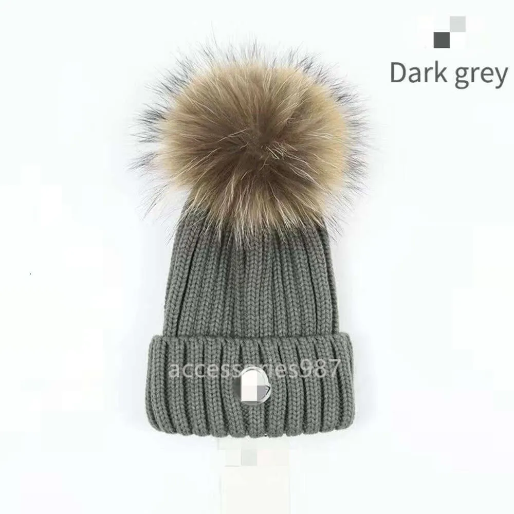 Hats Scarves Sets Hats Beanie/Skull Caps Designer Monclle Beanie cap Men's and women's casual Fall/Winter Premium 100% wool knit Hat Hairball Hat for children hat beanie