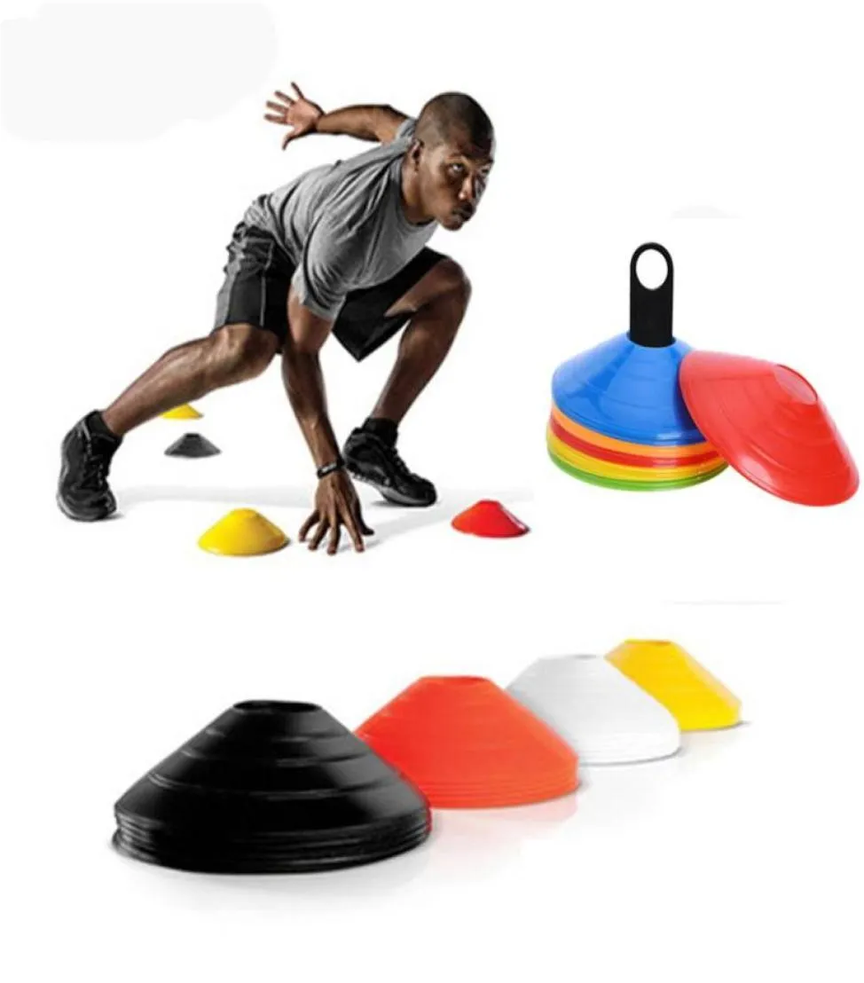 50pcs Lot 20cm Football Training Cones Marker Discs Soccer Hochqualitätssportler Unterhaltungssportzubehör274S7103625