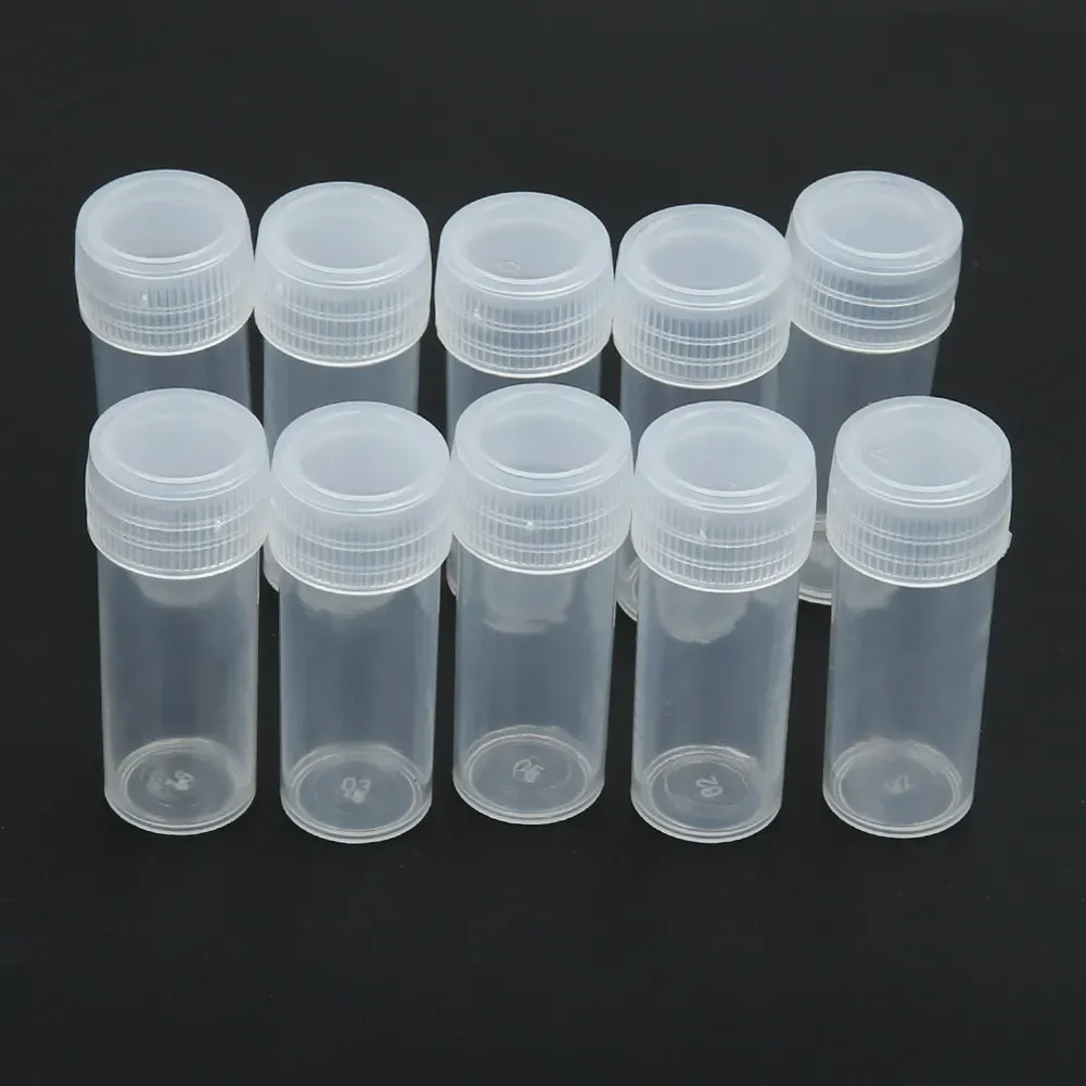 5ml Clear Plastic Sample Bottle Volume Empty Jar Cosmetic 5g Containers Small Storage Contain Bottle kitchen accessories