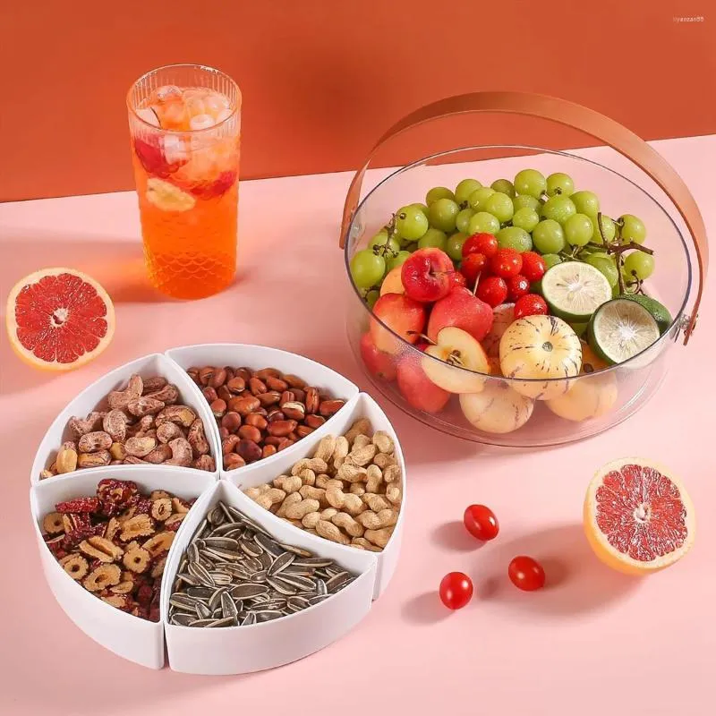  Snackle Box Charcuterie Container, Divided Serving