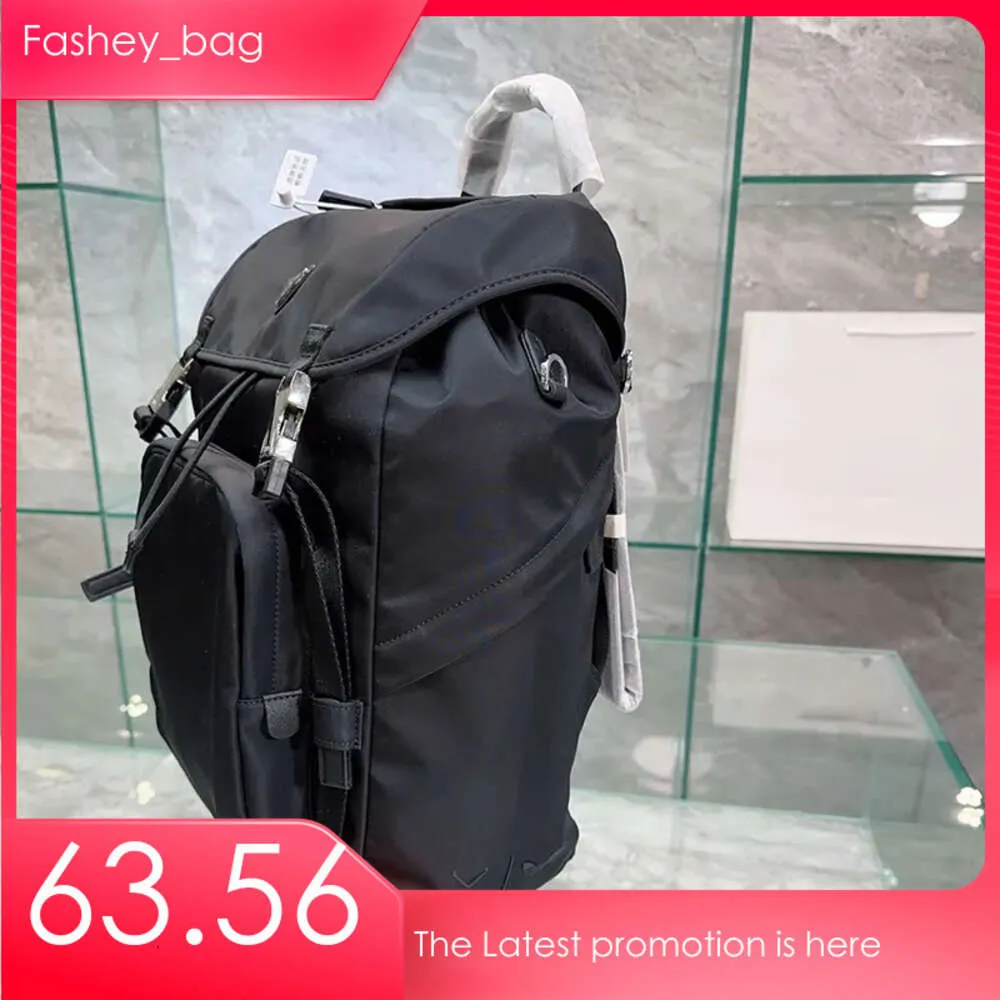 Designer Nylon Backpack Men Womens Triangle Ruck Sack Luxury Backpacks Womans Rucksack Handbags Purse Fashion Tote Bags Brand Wallet Handbag 2302214D