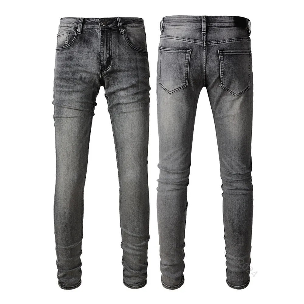 Jeans de designer para homens jeans calças de linho hip hop homens jeans angustiados rasgados motociclista slim fit hipster carta impressão motocicleta para homens bordados jeans de marca verdadeiraS6HA