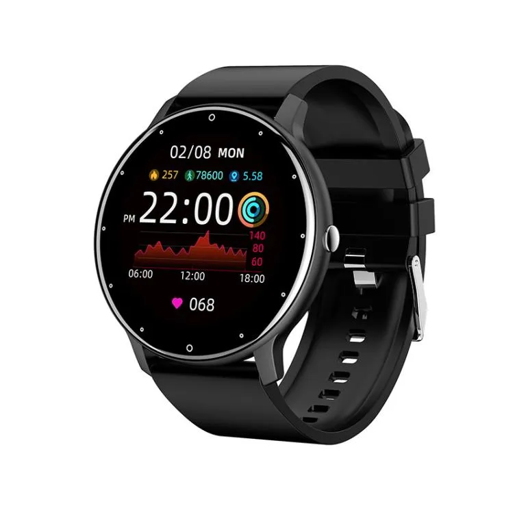 2021 Nuovi orologi intelligenti da uomo Full Touch Screen Sport Fitness Watch IP67 Bluetooth impermeabile per Android ios smartwatch Menbox5558075