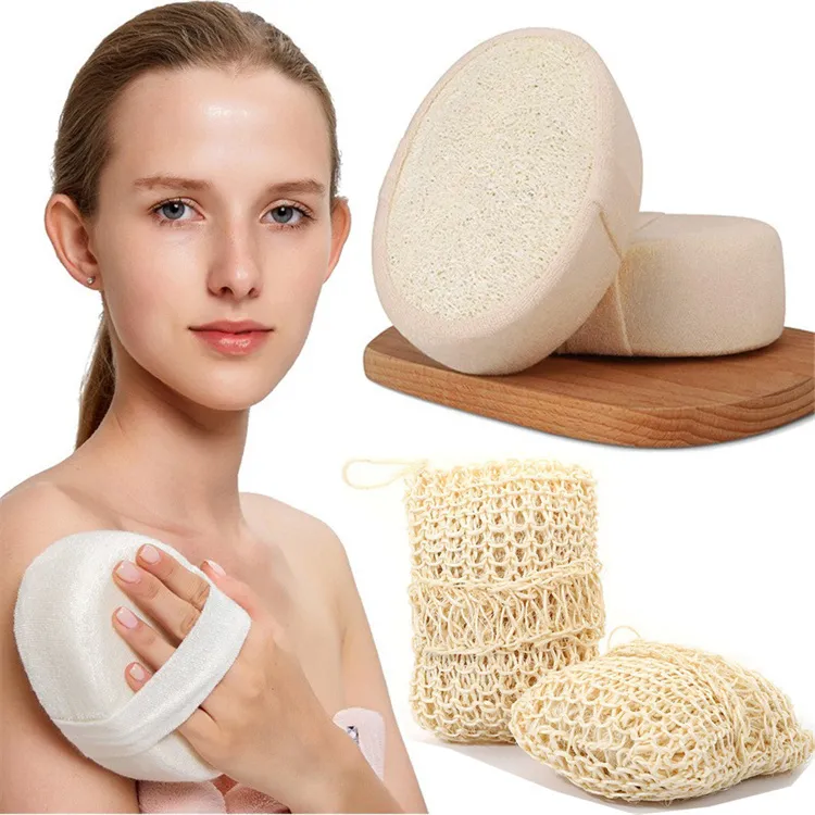 Brosses de bain éponges Loofah, boule de bain, réseau Luffa, lingette de bain frottant pour enlever les peaux mortes, outil BathBall LT775