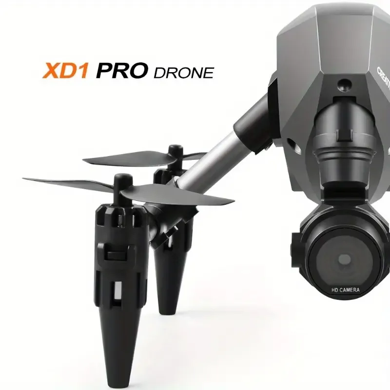XD1 Drone med professionell dubbelkamera, höjd underhåller, fyra sidor hinder undvikande, RC quadcopter leksak