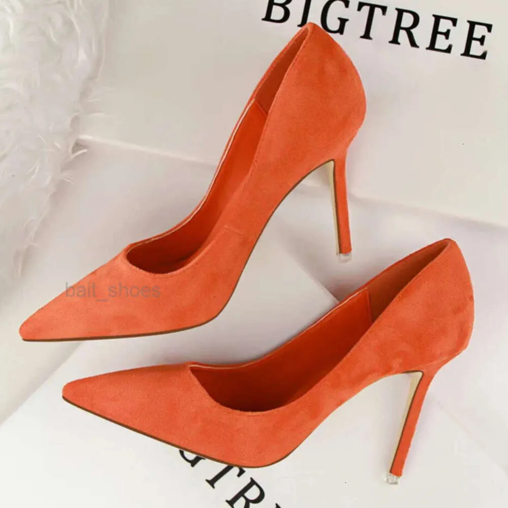 Bigtree Shoes Kobiety Pumps Modne obcasy na swobodne spiczaste palce stiletto panie chaussures femme 240119