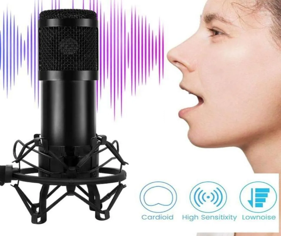 Microfono BM 800 Microfono di registrazione professionale con scheda audio Karaoke per registrazione tik tok Trasmissione dal vivo19561054