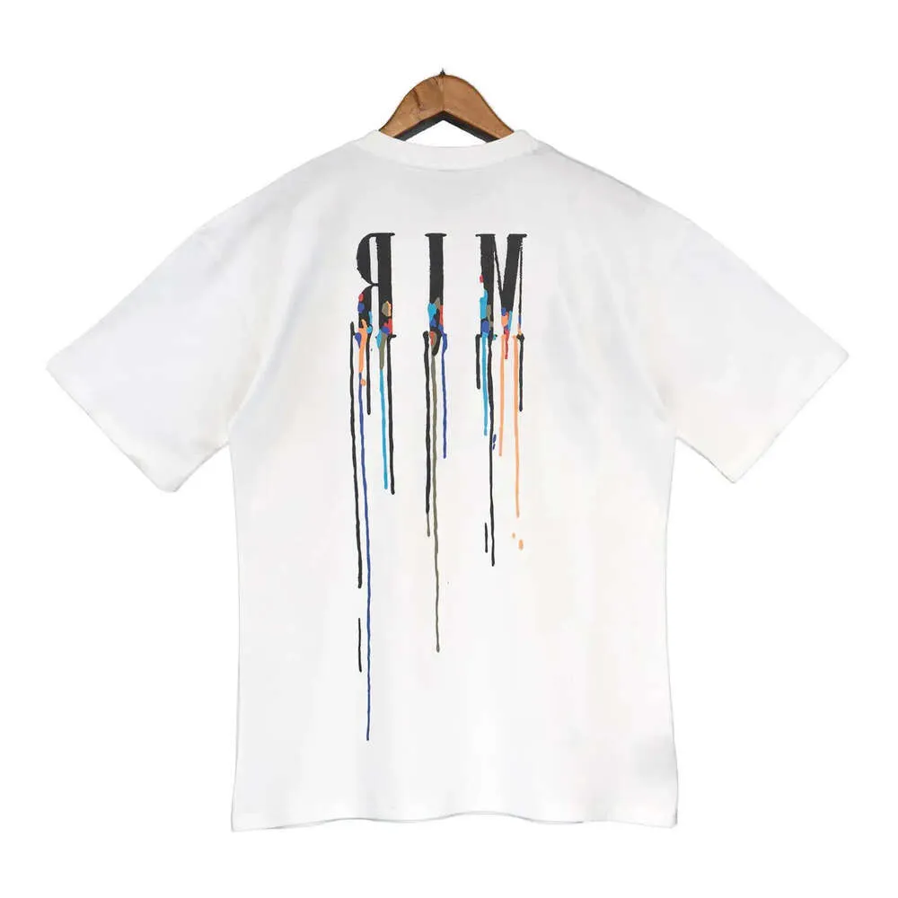 T-shirts pour hommes Lettre colorée Imprimer Marque Hommes T-shirt à manches courtes Designer Tenues Tee-shirt Homme Printemps O-Cou Tshirt 848