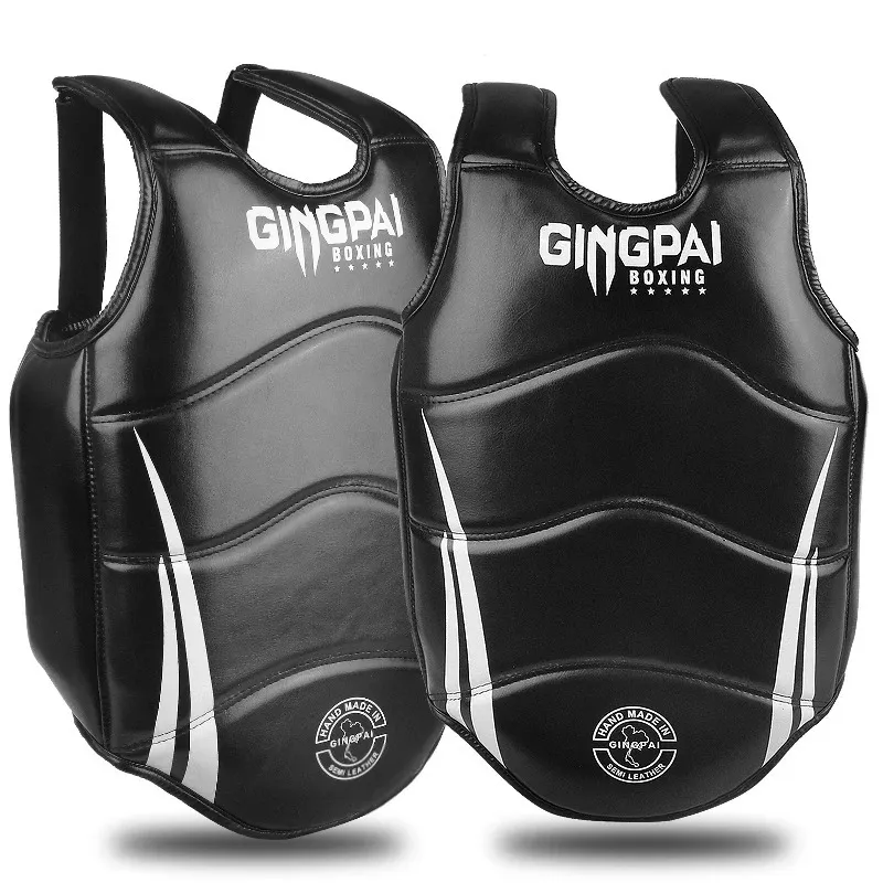 Protezione per il torace Boxe MMA Kickboxing Gilet per il corpo Protettore Arti marziali WTF Scudo per costole reversibile Taekwondo Uniforme da allenamento per bersaglio 240122