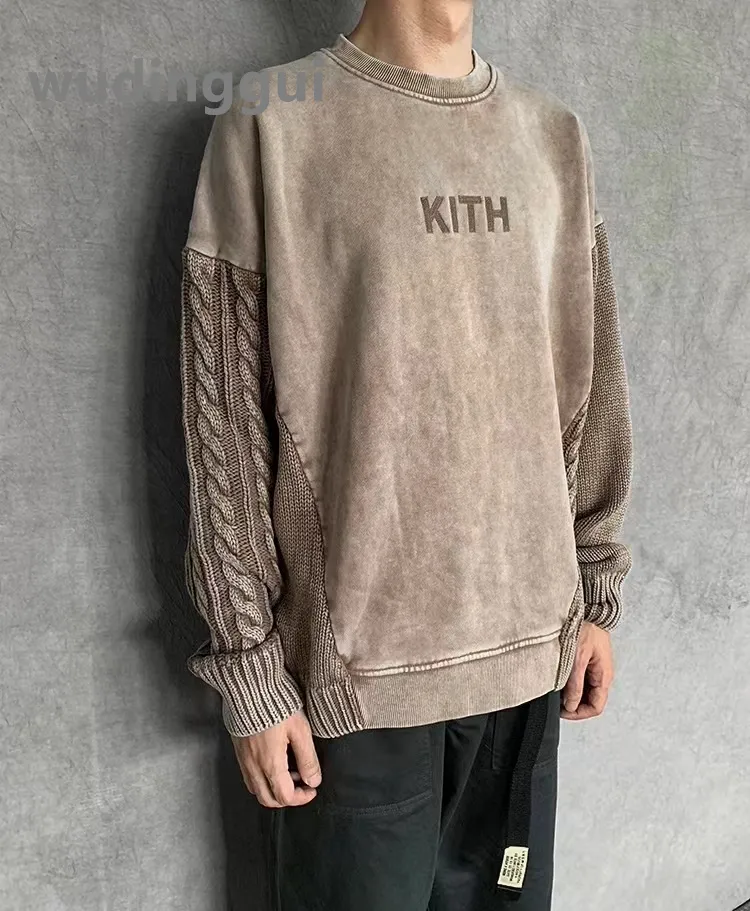 Kith combo knit crewneck 2025