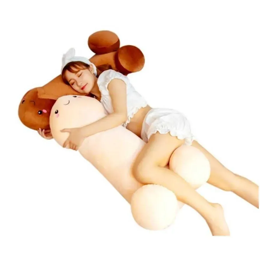 40cm 60cm 80cm penis shape decorative pillow for home decoration plush stuffed toy adult long dick pillow 2108315281765