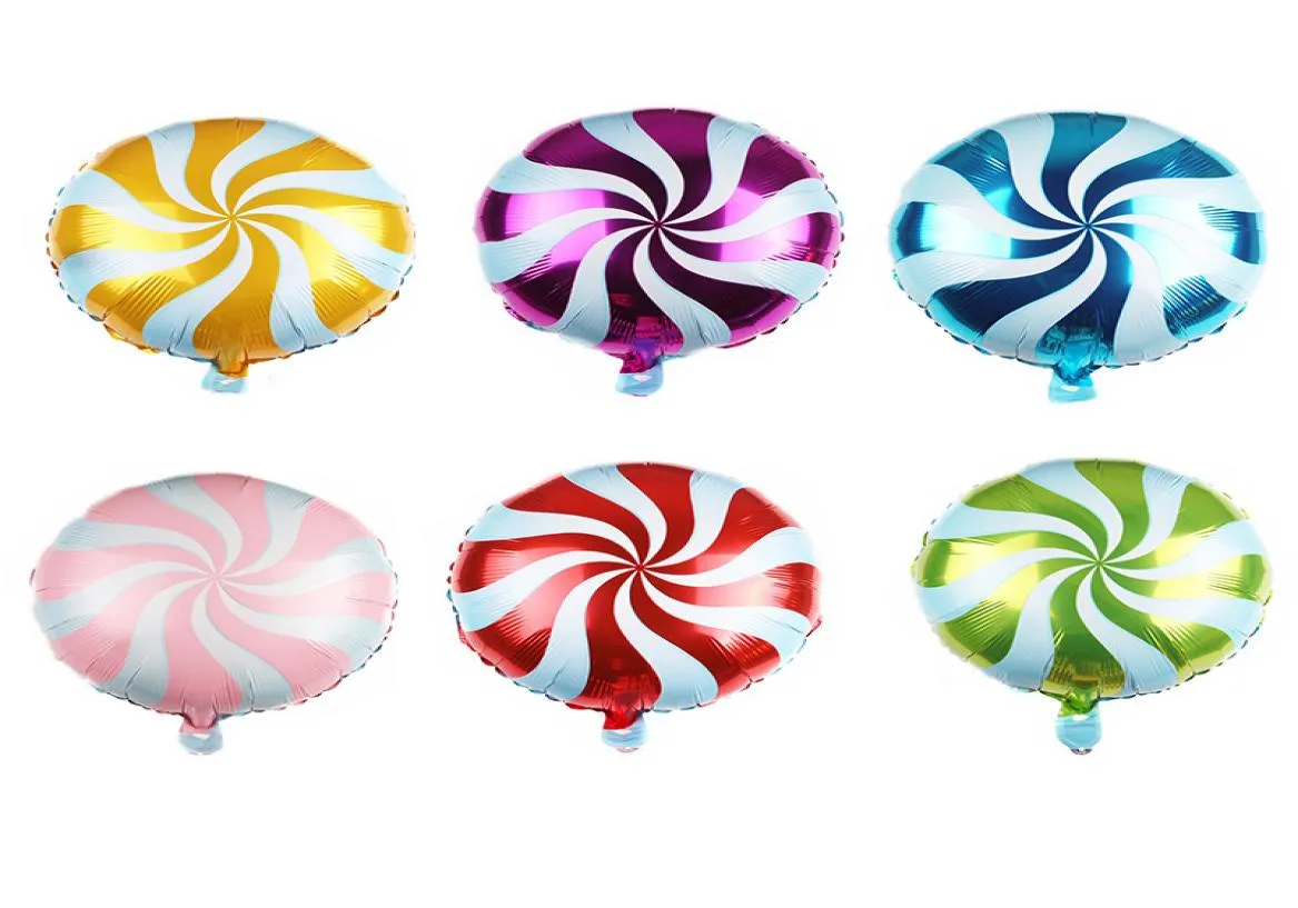 2022 Nuevos globos redondos con patrón de molinos de viento 6 colores de caramelo de estilo rosaverdeamarilloazulrojofushcia fiesta de cumpleaños decorativa para niños F9609161