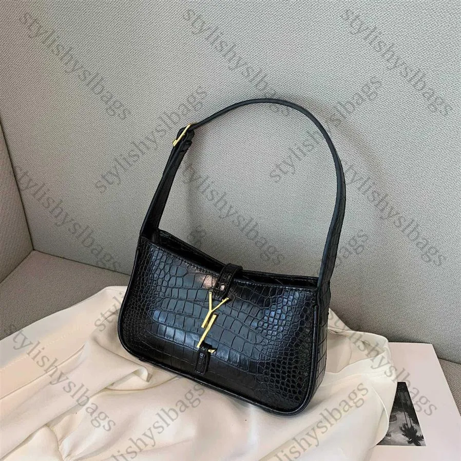 Bolsa de gangre crocodilo Bolsas de couro de couro hobo para mulheres bolsa de ombro feminino pacote de peito lady tothe bolas bolsas pu292j