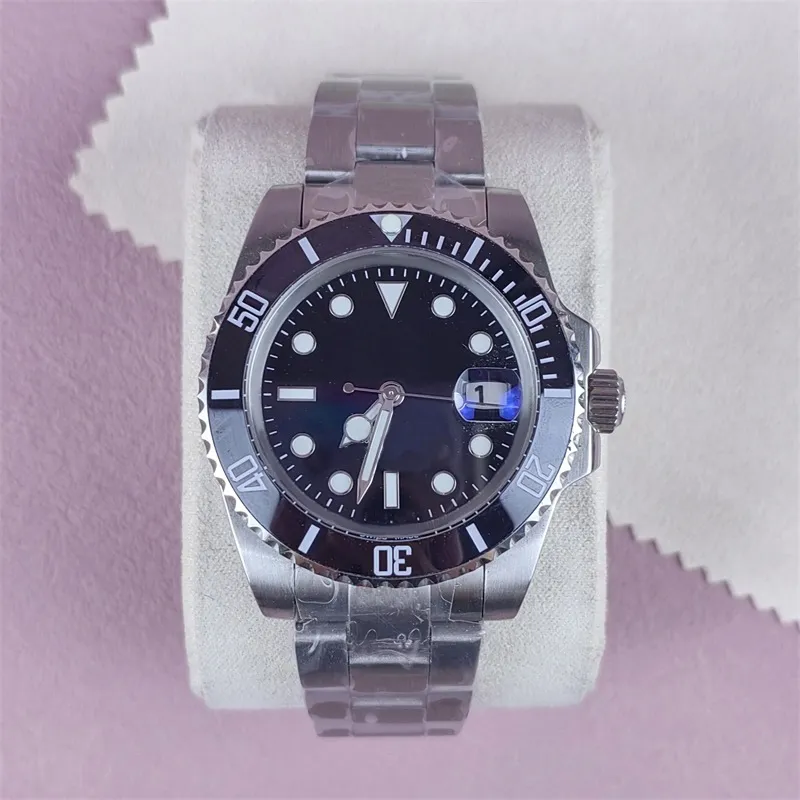 MECHANICAL ROUMENT WATM MEN AAA AAA Modne zegarki Data Zegar Ciąg Niebieska tarcza ELOJ LUJO Dresssy GMT Luksusowy zegarek Dokładny wodoodporny XB01 Q2