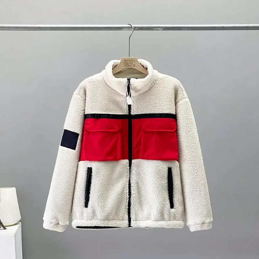 Erkek Moda Peluş Coat Kadın Tech Polar Ceketler Erkek Kış Gökkuşağı Deseni Swaetshirt Gençlik High High Citity Kürk Spor Üstleri 311