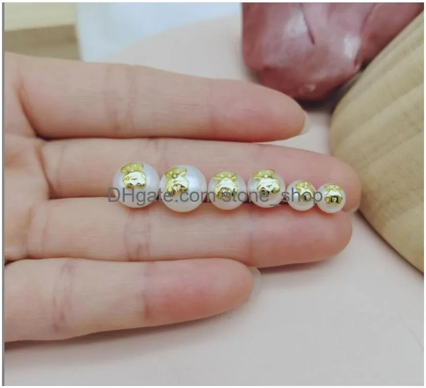 stud 925 Sterling Sier Earrings Baby Baby with Peats تناسب هدية أوروبية على الطراز اليهود 215263010 تسليم المجوهرات DHSUM